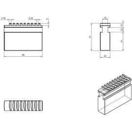 Paulimot Satz weiche Backen für 3-Backen-Futter 200 mm