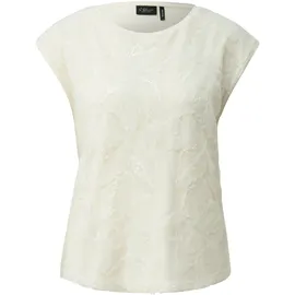 s.Oliver Paillettenshirt Weiß 40