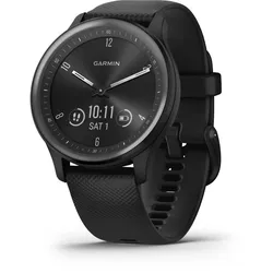 Garmin vívomove Sport - Schwarz mit schiefergrauen Akzenten - intelligente Uhr m...