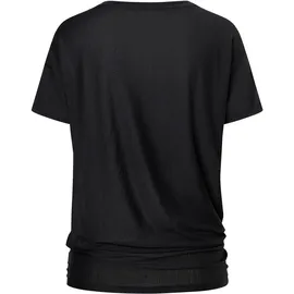 super.natural Damen Yoga Loose T-Shirt (Größe S, schwarz)