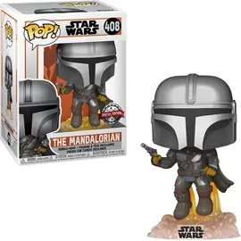 Funko Pop! Star Wars The Mandalorian - Mando Flying w/Blaster #51405