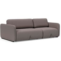 INNOVATION LIVING TM Schlafsofa Vogan innovativ und multifunktional, super bequem, Designsofa, ausziehbare Sitzflächen, Ecksofafunktion, schmale Armlehnen grau