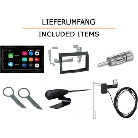 JUST SOUND best choice for caraudio ESX VMX700DAB Autoradio Einbaupaket für Fiat Ducato III Typ 250