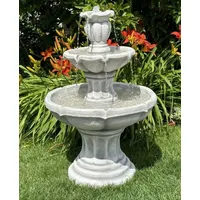 Casa Padrino Barock Springbrunnen Grau Ø 65 x H.
