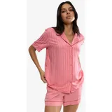 Triumph Amourette Jacquard Pyjama-Shirt Rosa 38