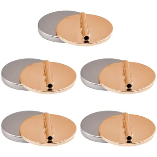 Maxtonser 5 Stück starke magnetische Brosche Konverter Pin Keepers Harm-Free Kleidung Magnet Schnalle Krawatte Free Kleidung Brosche Adapter