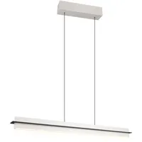 Trio Leuchten LED Pendelleuchte Emerson 346710176, Metall Warm Grey,