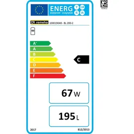 Remeha Trinkwasserspeicher BL 200-2 EC620, Beistellspeicher, 200l, Weiß 100019048