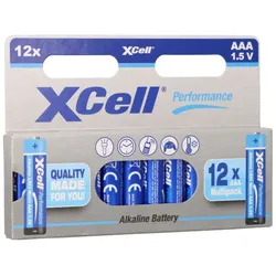XCell Performance 1,5V LR03 AAA Batterie AlMn 12er Blister