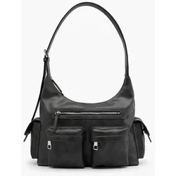 Handtasche - Damen - grau