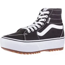 Vans Filmore Tapered Platform Sneaker Damen in canvas black, Größe 39 - schwarz