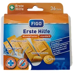 Figo Erste Hilfe Wundpflaster 36 Strips (Set)