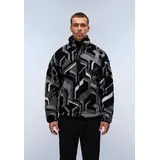 Napapijri Fleecepullover "T-FIEMME", Herren, Gr. XL, grau gemust, Obermaterial: 100% Polyester, normal, Rundhals, Bündchen, Sweatshirts Fleecepullover