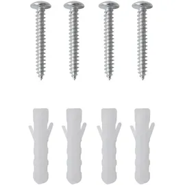 vidaXL Briefkasten Edelstahl silberfarben