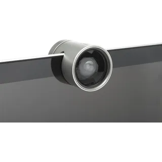 aiino SawHet - HD Ultra Weitwinkelobjektiv, Videokonferenz Objektiv, Kamera Linse, MacBook und iPad, Skype, FaceTime, Zoom, Google Meet, Aluminium, Ideal für Laptop Meetings, Hochwertig - Silber