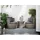 Beliani Kissenbezug Capri 70 x 60 cm Grau