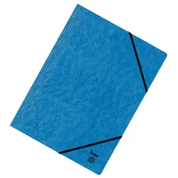 Bene Dreiflügelmappe, A4, 390g/qm, blau