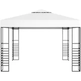 vidaXL Gartenpavillon 3 x 3 m weiß