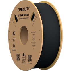 Creality Filament PLA Hyper (PLA, 1.75 mm, 1000 g, Schwarz), 3D Filament, Schwarz