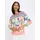 Classic Basics Sieh an! 3/4-Arm-Shirt in weiß-koralle-bedruckt | Gr.: 50