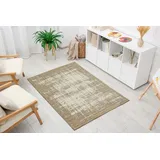 Andiamo Campos Kurzflorteppich 133 x 190 cm beige