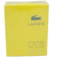 Lacoste Eau de Toilette Lacoste L.12.12 Jaune-Optimistic Eau de Toilette pour Homme 175 ml