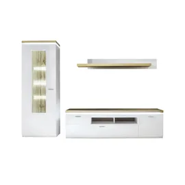 Sconto Wandboard Cali 175 x 22 x 26 cm Weiß