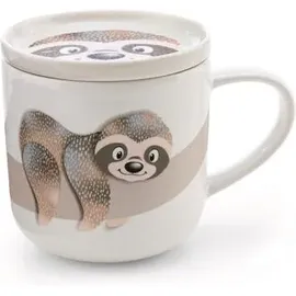 NICI Faultier Izzy Icetumbler 0,4 l Beige 3 St.