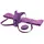 Fantasy For Her Vibro-String „Ultimate G-Spot Butterfly Strap-on“ mit Fernbedienung, lila