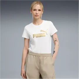 Puma Essentials Metallic No. 1 Logo Weiß XL