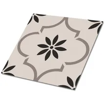 Tulup Wandpaneele Arabisches Blumenmuster Beige 9 St. 30 x 30 cm