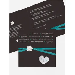 Hochzeitskarten Einladungen selbst gestalten mit Spruch und Fotos im Onlinedesigner bei Meine-Kartenmanufaktur.de