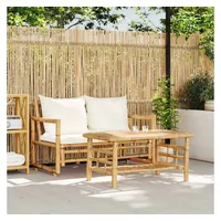 vidaXL Garten-Lounge-Set 2-tlg. braun