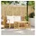 vidaXL Garten-Lounge-Set 2-tlg. braun