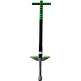 Relaxdays Pogo Stick Kinder 35 kg, Grün,Schwarz,Silber