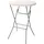 kompatible Ware San Remo Stehtisch Ø 80 x 110 cm Grau/Weiß