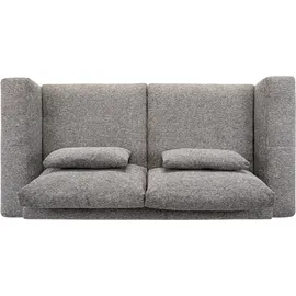 Designwerk Big-Sofa DESIGNWERK "Parma, anspruchsvolles Design und toller Sitzkomfort", grau, B:254cm H:87cm T:122cm, 100% Polyester, Sofas, Big-Sofa