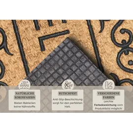 HANSE HOME Mix Mats 75 x 45 cm Braun