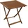 FRG Klapptisch 70 x 70 x 72 cm Braun
