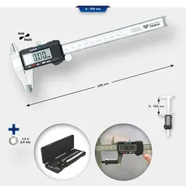 BRILLIANT TOOLS Digitaler Messschieber BT114900 150 mm