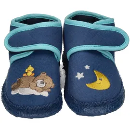 Nanga Bärchen leichter Baby Hausschuh Lauflerner EUR 20 - Blau Dunkelblau