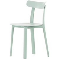 Vitra - All Plastic Chair, eisgrau, Kunststoffgleiter