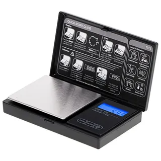 Adler AD 3176 Präzisionswaage Taschenwaage Feinwaage beleuchtete LCD Anzeige schwarz