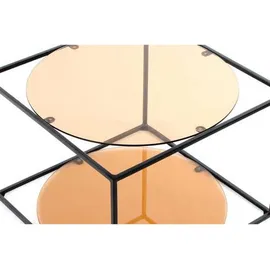 Kayoom Cody quadratisch terracotta / schwarz 50 x 36 x 50 cm