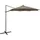 vidaXL Ampelschirm Ø 300 cm Taupe