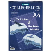 Toppoint Collegeblock 10x DIN A4 liniert