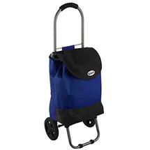 king collection King Home T1407004 Trolley Spesa, Bicolor, 32X25X88H