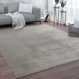 Paco Home Cadiz 630 Kurzflorteppich 300 x 400 cm grau 