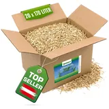 Jumbogras Miscanthus-Mulch 20x 170 L – Rindenmulch-Alternative aus Elefantengras Häcksel – sehr pflanzenverträglich – geeignet für Gemüse, Kräuter & co. – Schutz vor Unkraut & Austrocknung