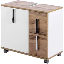 Schildmeyer Luca 65,1 x 60 x 32 cm weiß glanz/wotaneiche